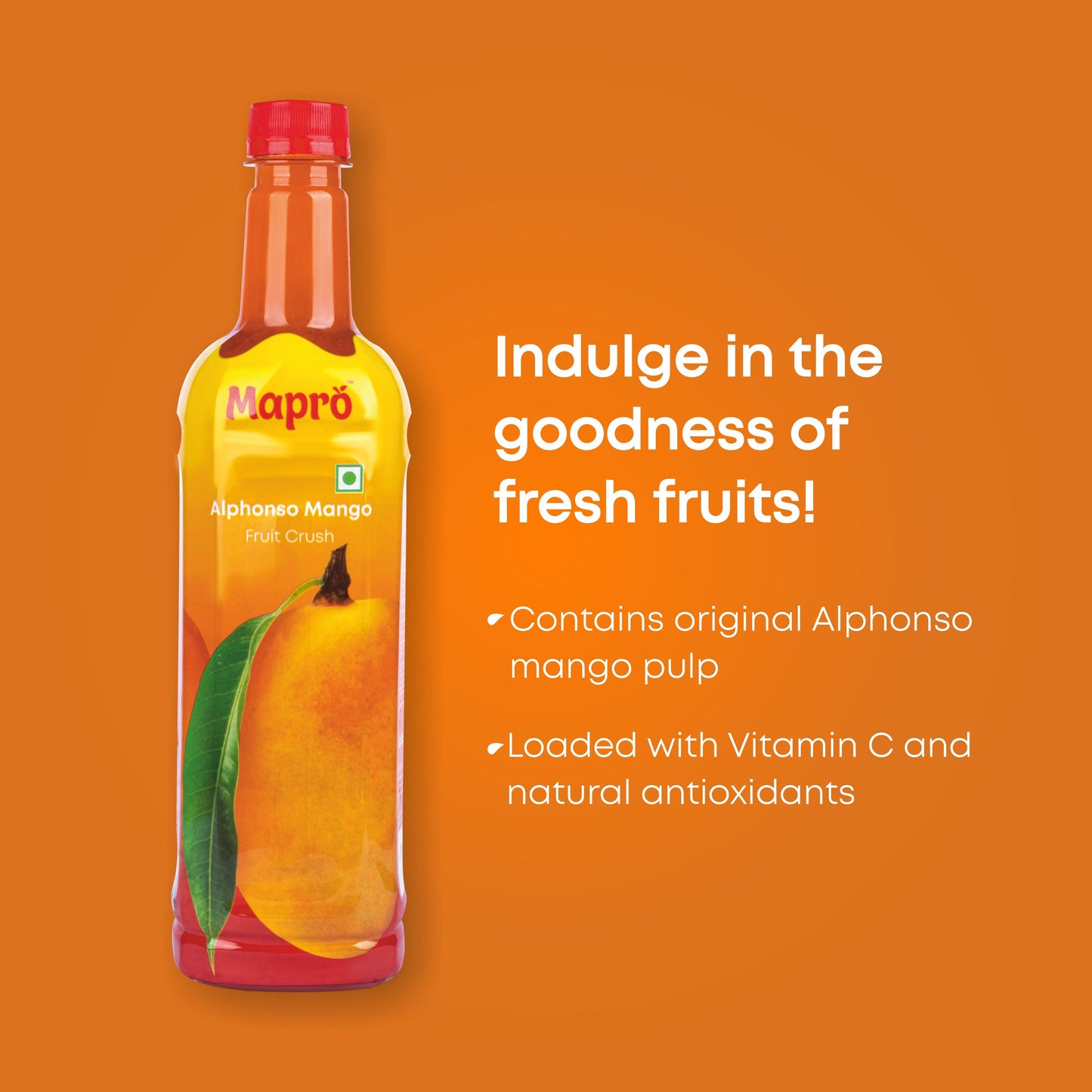 Alphonso Mango Fruit Crush - Mapro