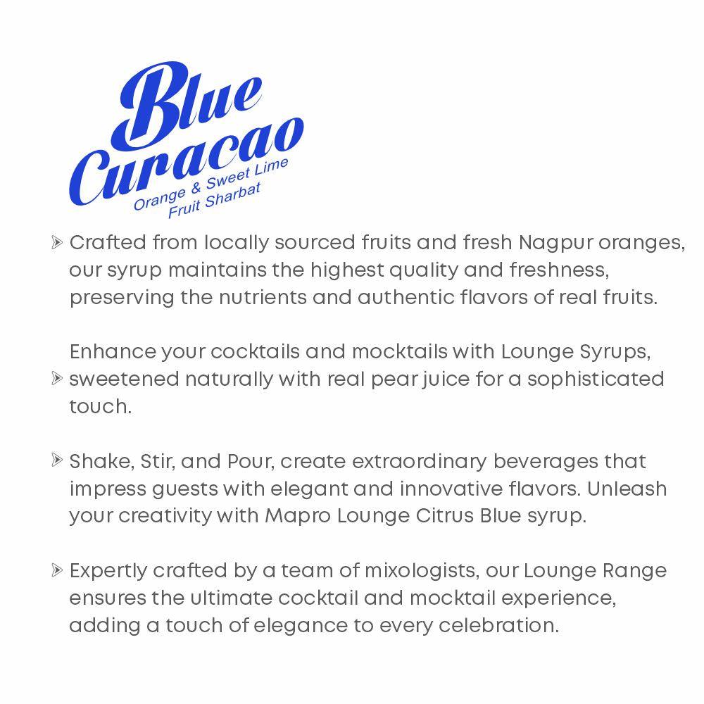 Blue Curacao Sharbat - Mapro