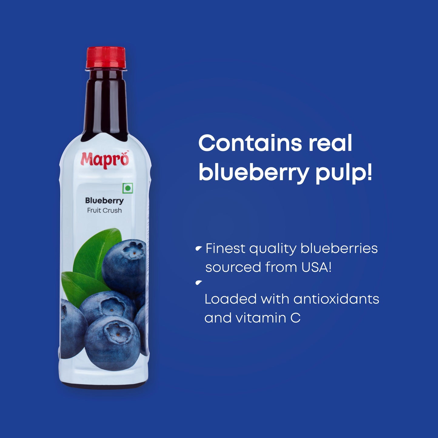 Blueberry Fruit Crush - Mapro