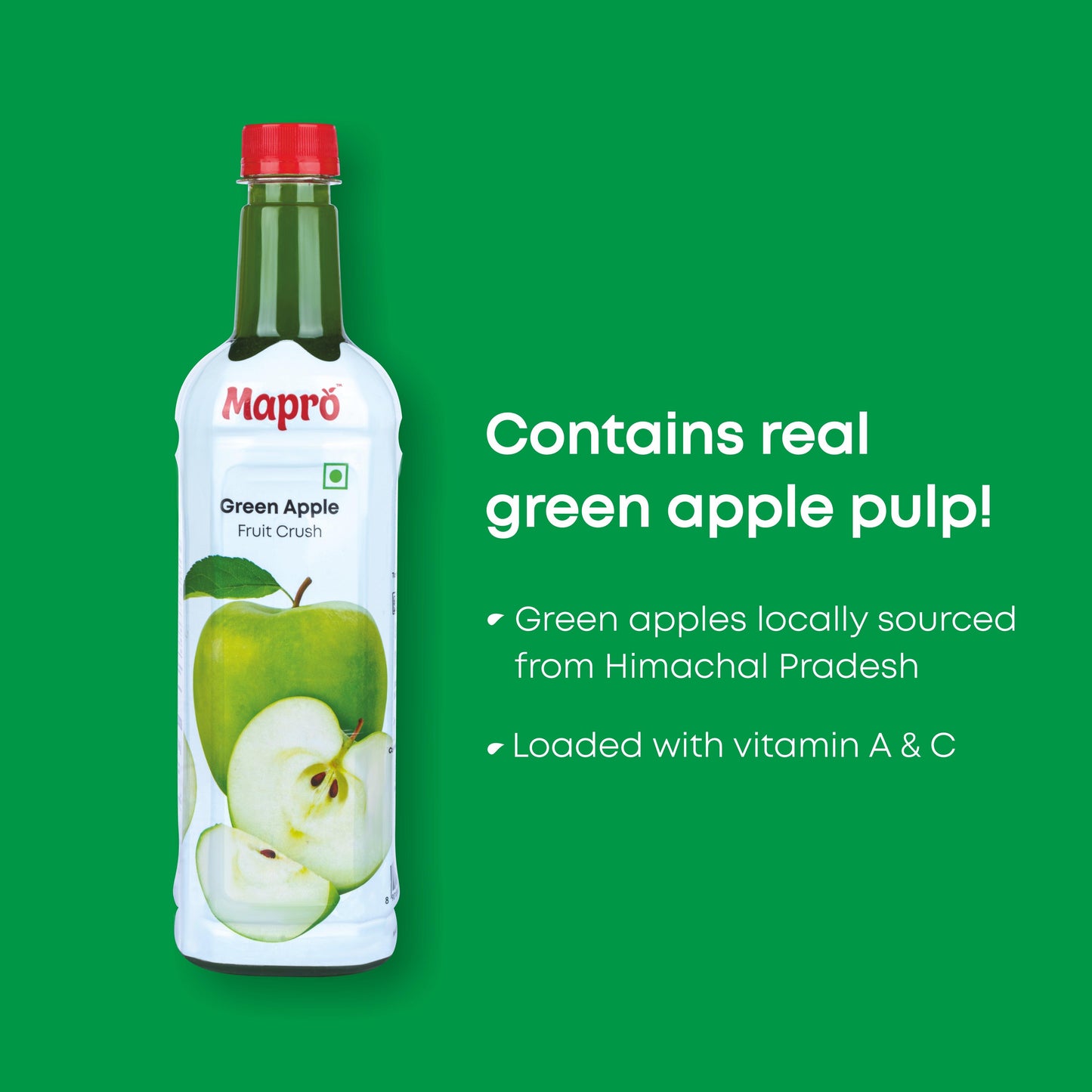 Green Apple Fruit Crush - Mapro