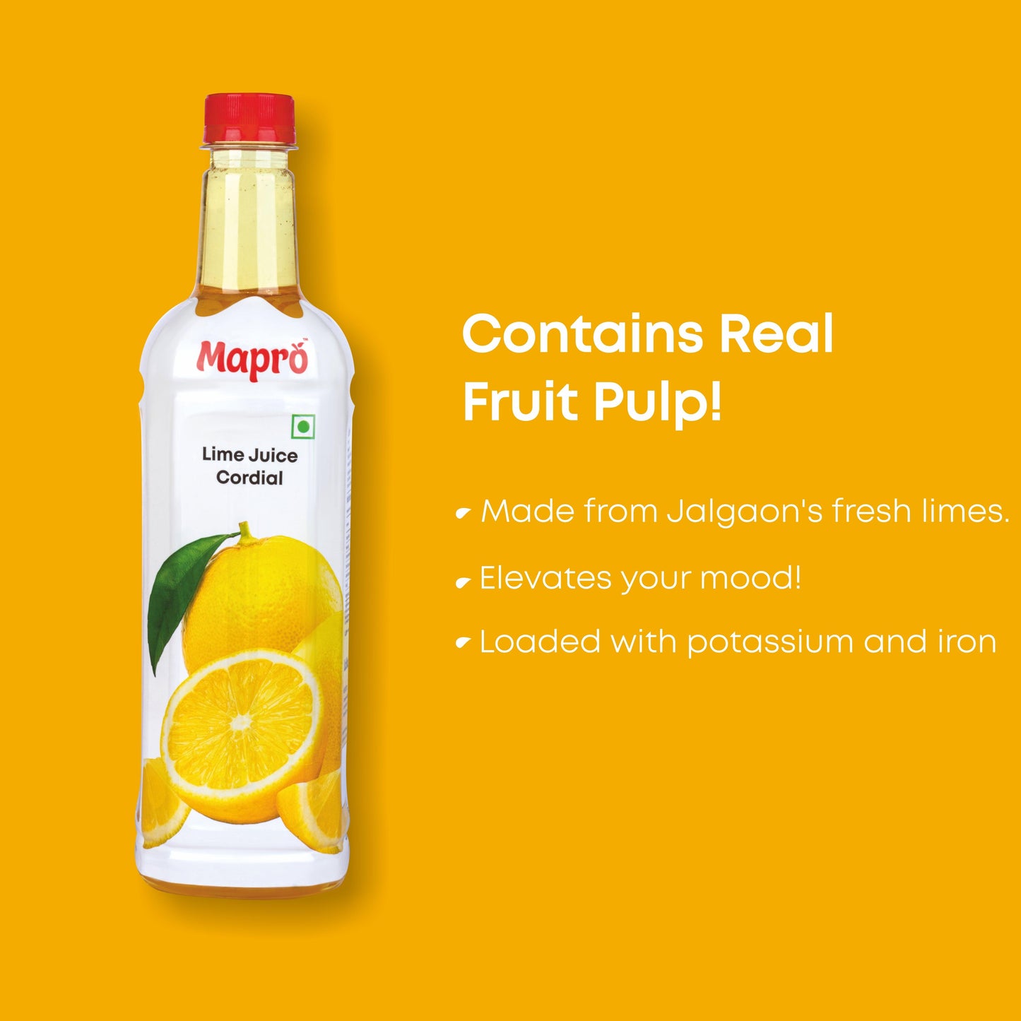 Lime Juice Cordial - Mapro