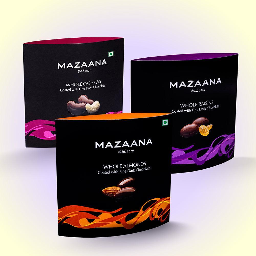 Mapro Mazaana Delights: Dark Chocolate-Coated Nuts - Mapro