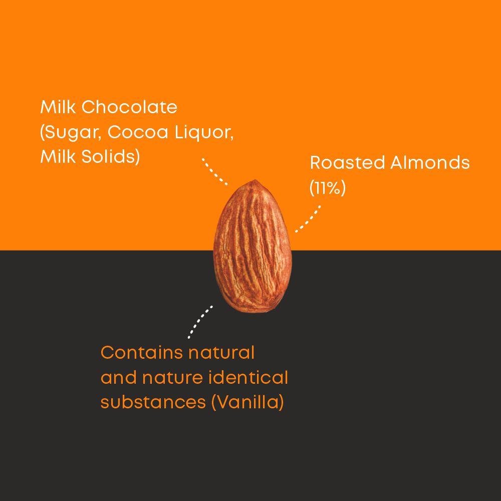 Milk Chocolate With Almonds Bar - Mapro