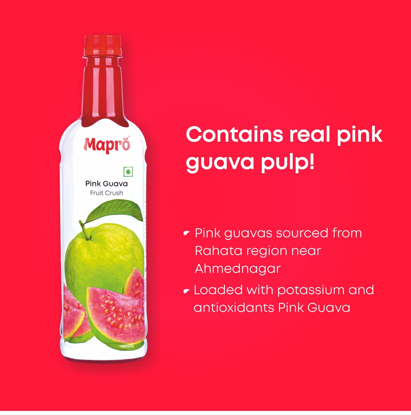 Pink Guava Fruit Crush - Mapro