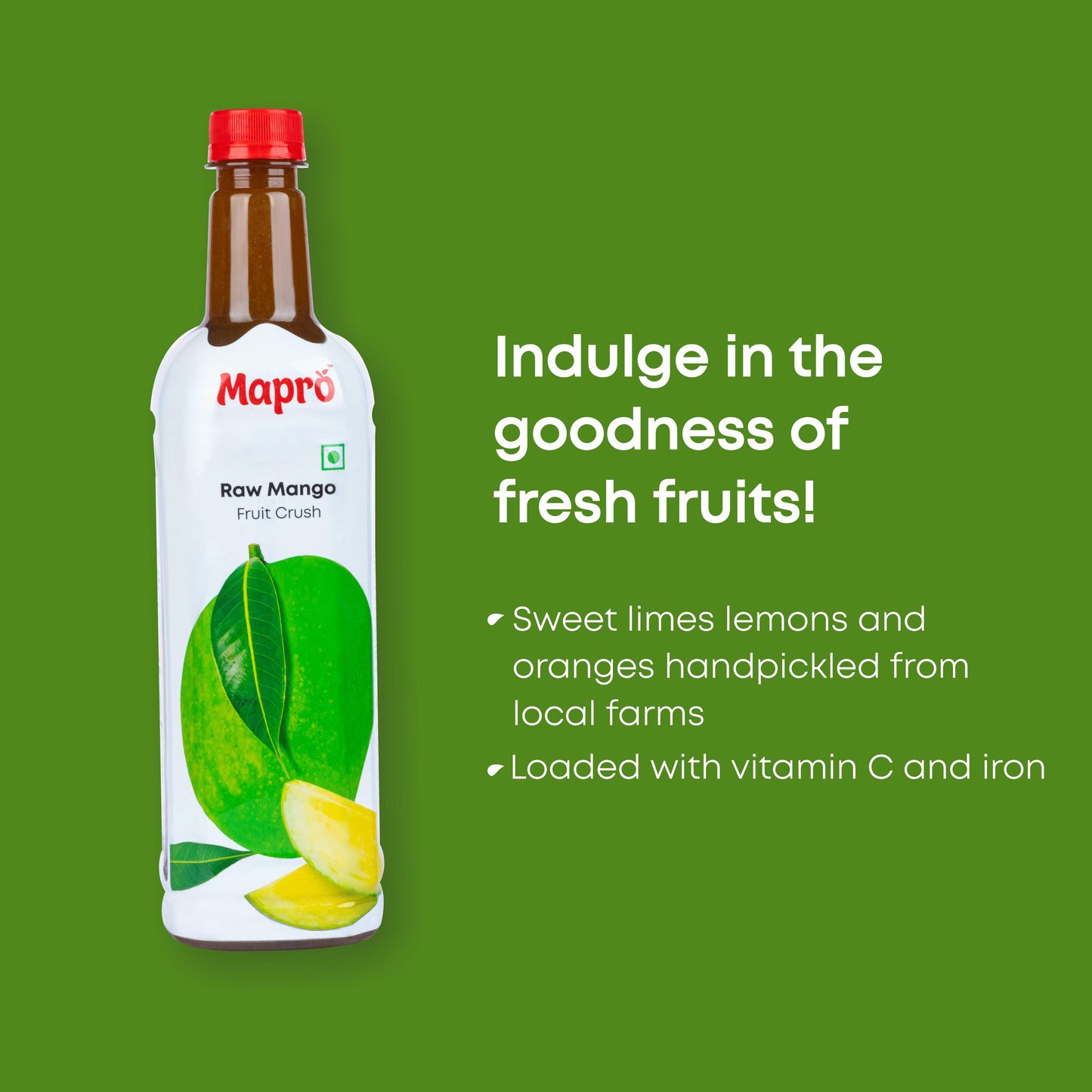 Raw Mango Fruit Crush - Mapro