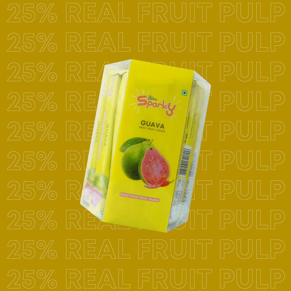 Sparky Guava Spicy Fruit Chews - Mapro