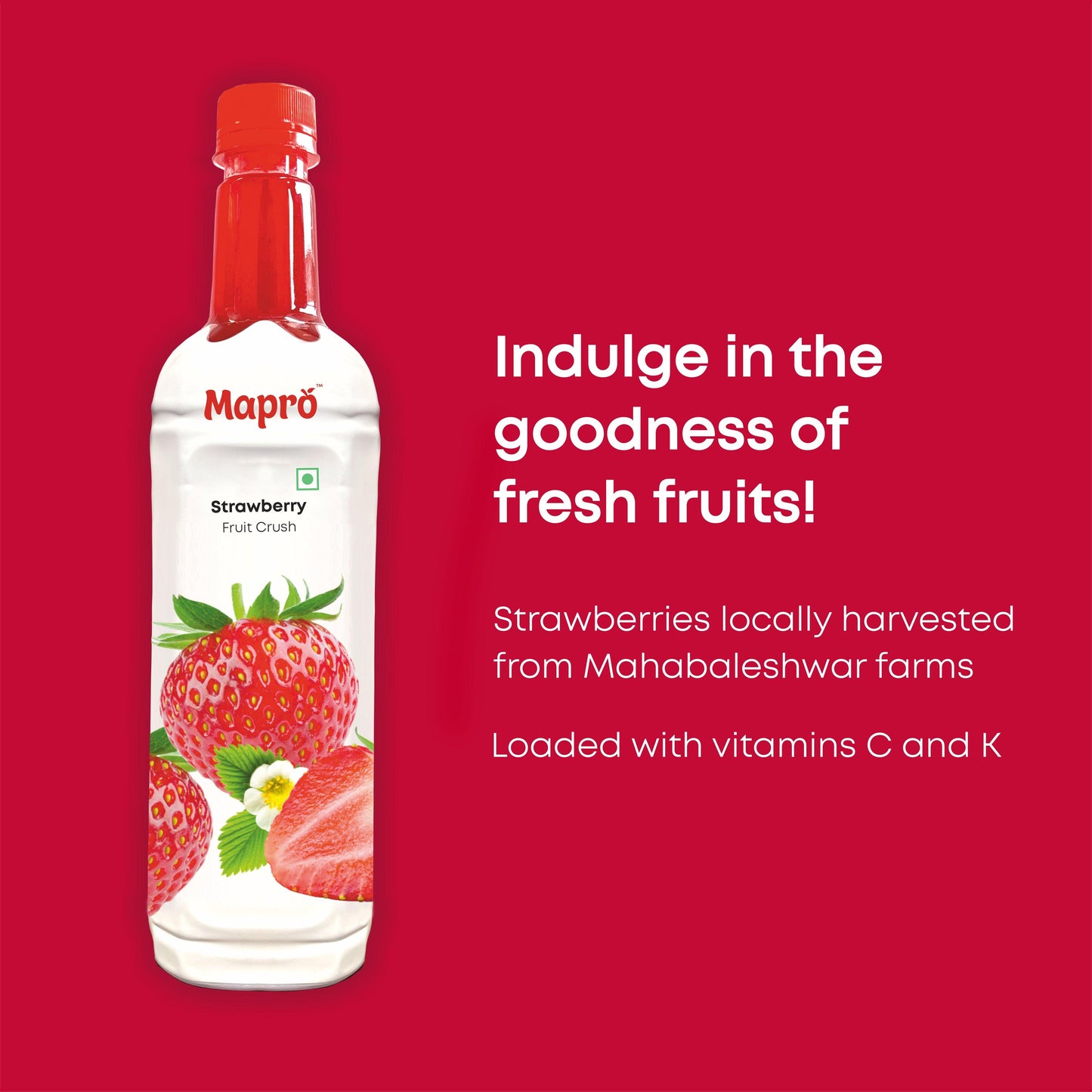 Strawberry Fruit Crush - Mapro