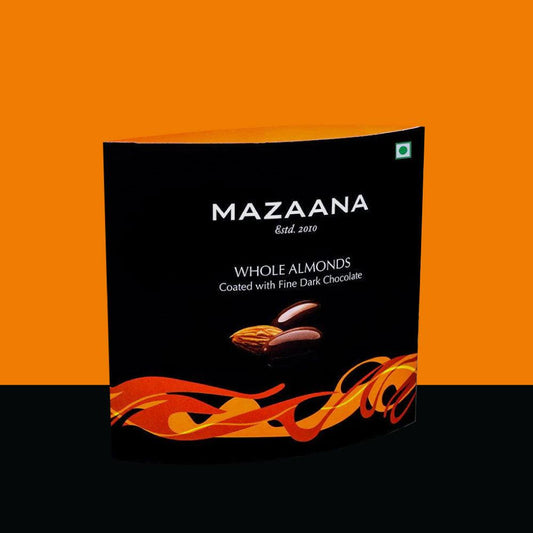 Whole Almonds Coated with Fine Dark Chocolate - Mapro