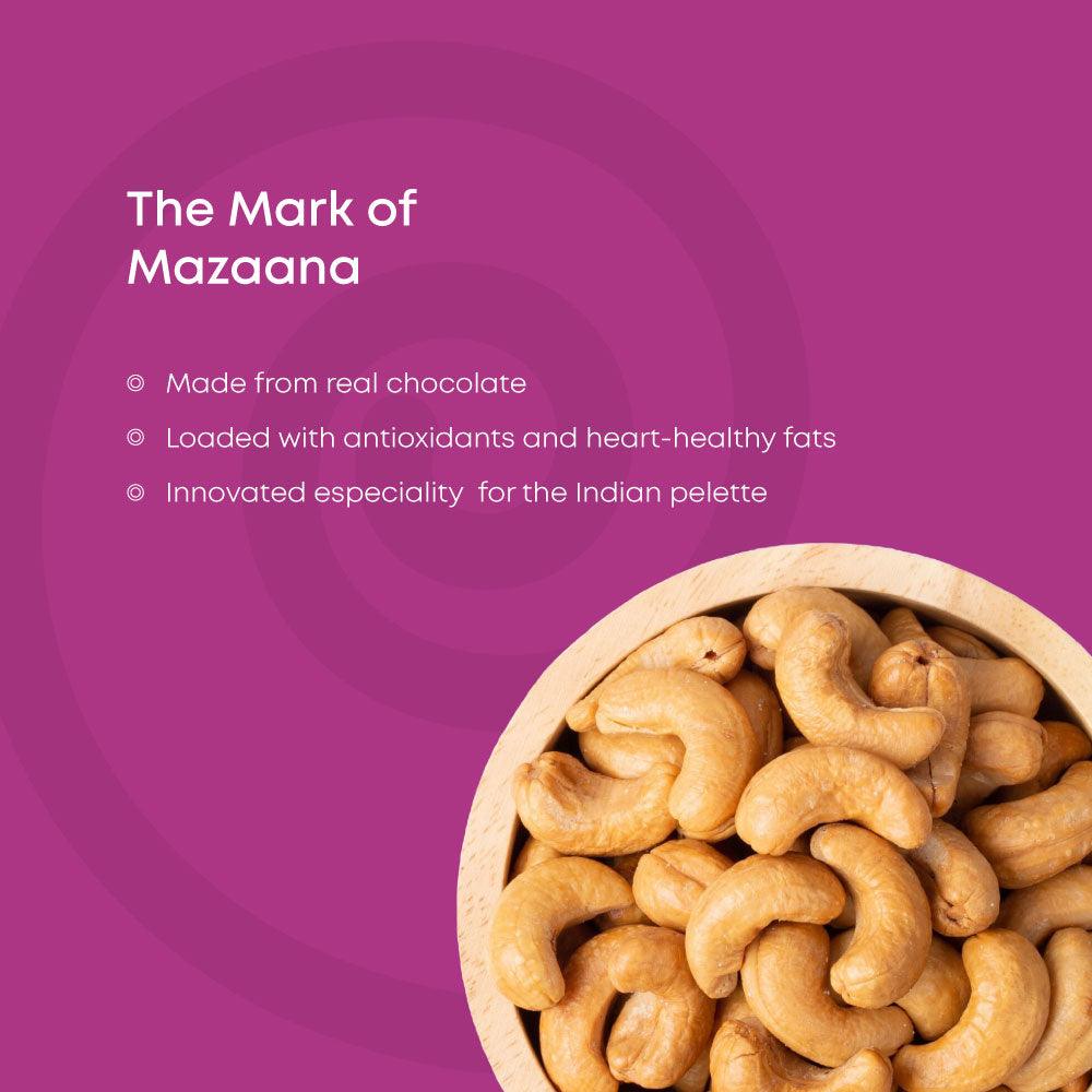 Whole Cashews Coated with Fine Milk Chocolate - Mapro