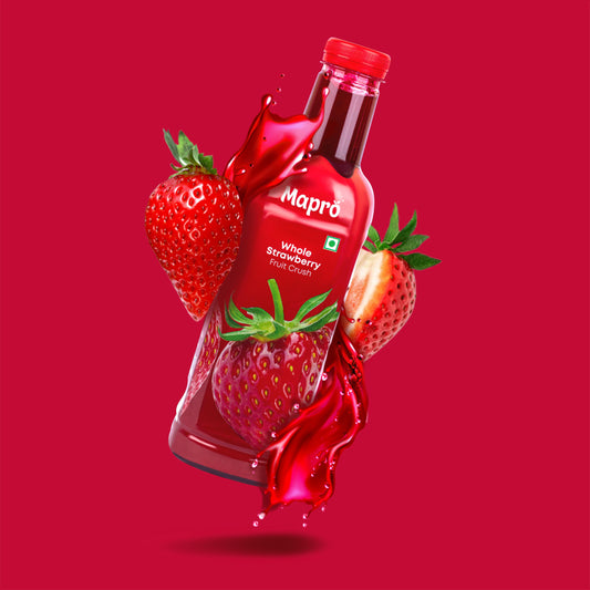 Whole Strawberry Fruit Crush - Mapro